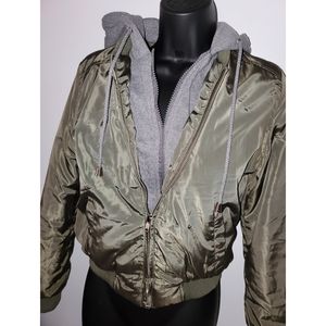 Olive Bomber Jacket